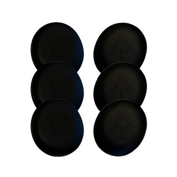 6pc Jabra Replacement/Spare Ear Cushions/Pads For Evolve2 40/65 Headsets Black