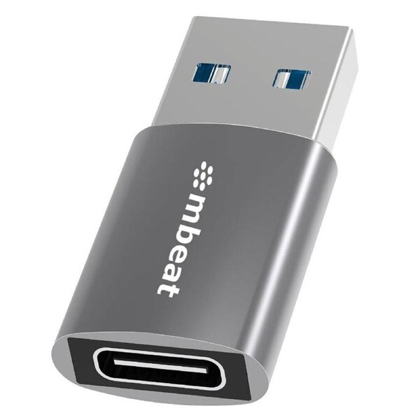 Mbeat ToughLink 2.5cm USB 3.0 Male To USB-C Female Adapter Converter PC/Laptop