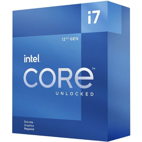 Intel i7-12700KF CPU 3.6GHz (5.0GHz Turbo) 12th Gen LGA1700 12-Cores 20-Threads [BX8071512700KF]