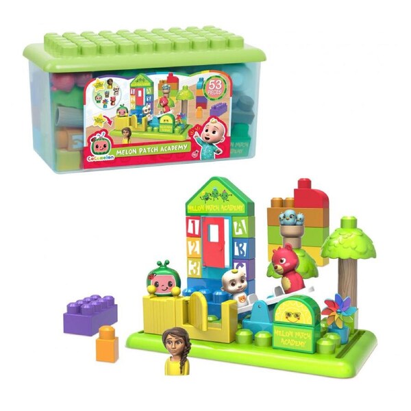 53pc Cocomelon Patch Academy 18m+ Toddler Learn Educational Building Block Toy