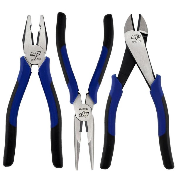 SP Tools 3 Piece Plier and Cutter Set - SP32903
