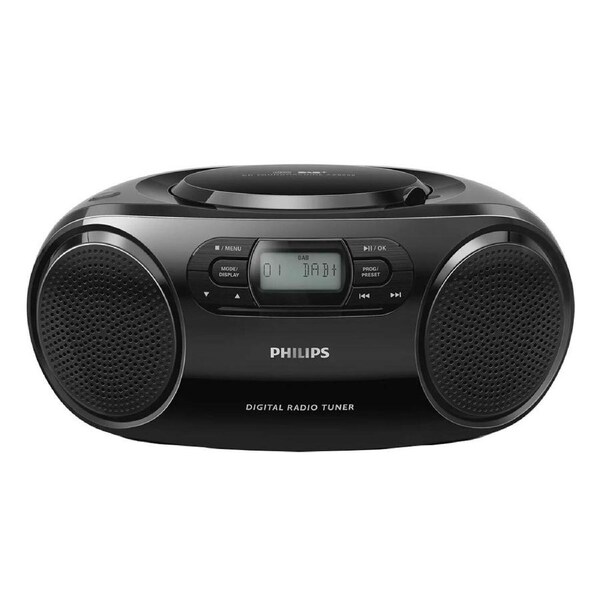 Philips Soundmachine BoomBox CD/FM/DAB Radio Portable Music Player/Stereo Black