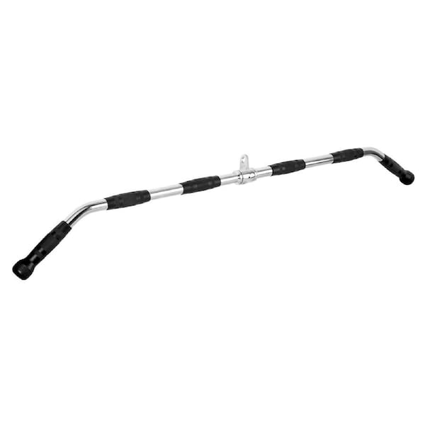 Lat Pull Down Bar Attachment with Rubber Grips 120CM