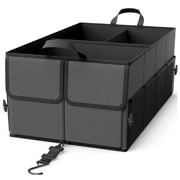 3-Compartment Cargo Trunk Storage Organizer for SUV, Vehicle, Truck
