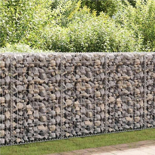Gabion Spirals 24 pcs Galvanised Steel 100 cm vidaXL