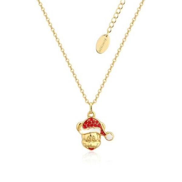 Disney Couture Kingdom - Mickey Mouse - Holiday Necklace Yellow Gold