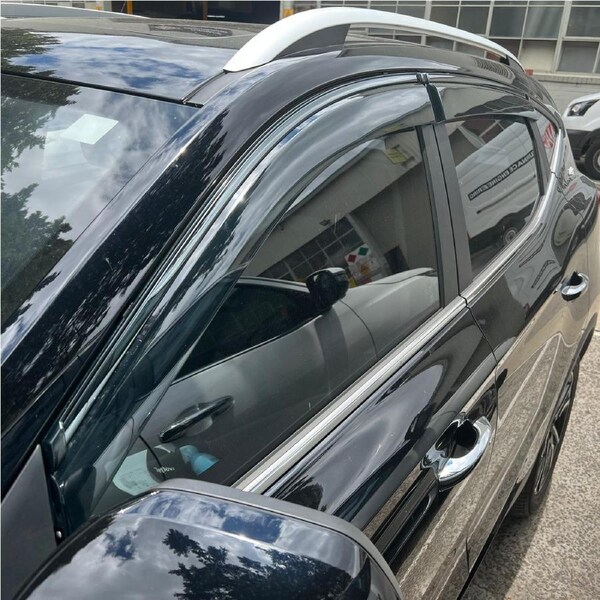 Injection Weathershields, Weather Shields for MG ZS ZST 2016+ Window Visors Stainless Steel