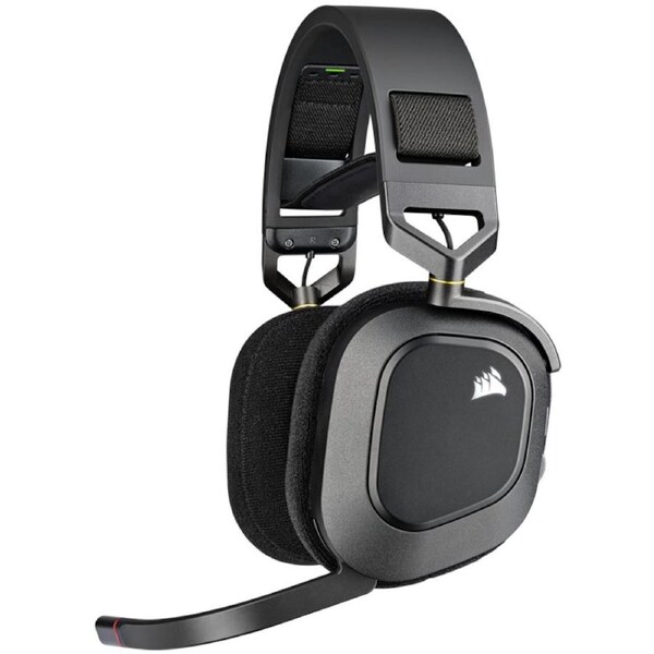 Corsair HS80 RGB Wireless Carbon- Dolby Atoms, Hyper Fast Slipstream Wireless [CA-9011235-AP]
