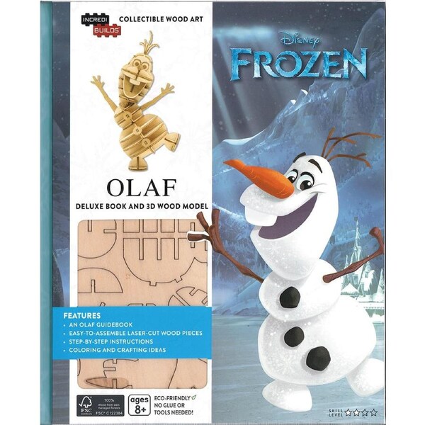 IncrediBuilds: Disney Frozen: Olaf Deluxe Book And Model Set