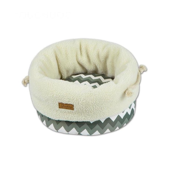 TOUCHDOG Snowflake Premium Designer Jute Bag Nest Cats & Dogs - Grey