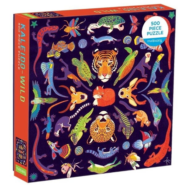 Mudpuppy - Kaleido Wild Family Puzzle 500pc