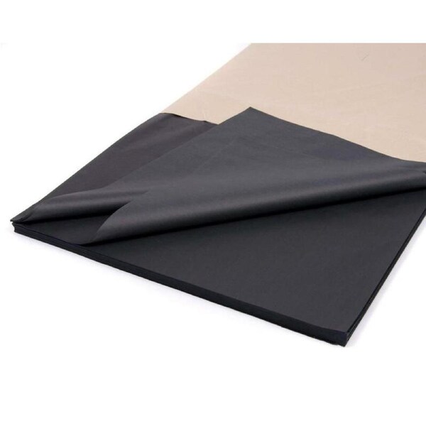 Black Tissue Paper Acid Free Ream Gift Wrap Wrapping Gift 22 GSM 500 Sheet