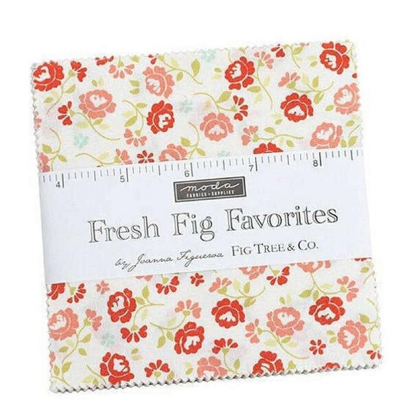 Moda Quilting Patchwork Charm Pack Fresh Fig Favorites 5 Inch Fabrics