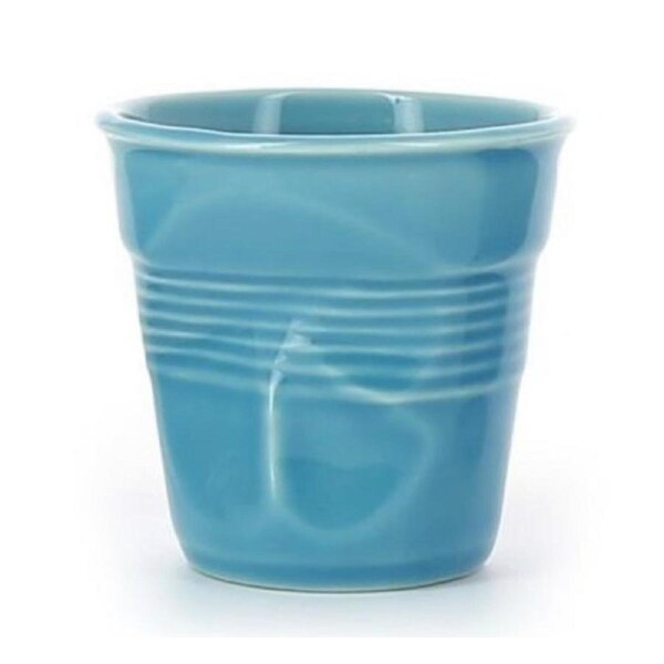 Froisses Cappuccino Coffee Cup 180ml Set of 6x Caribbean Blue