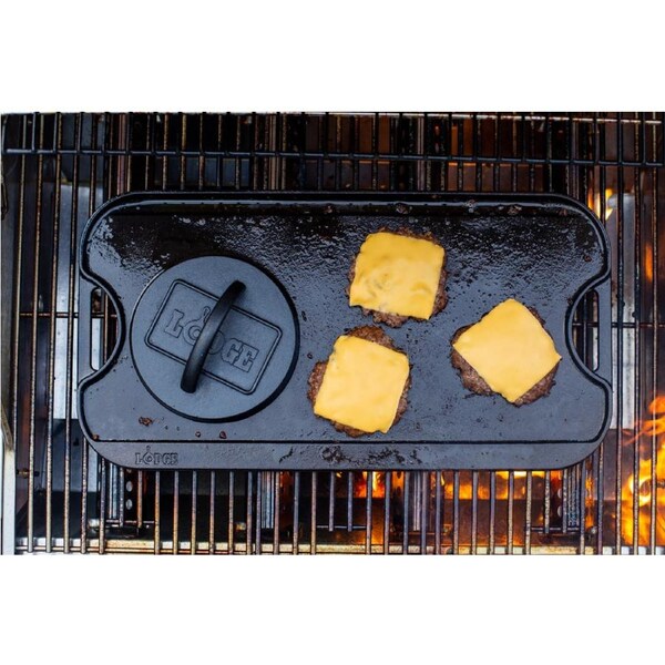 LODGE COOKWARE 6.25" Cast iron Burger Press