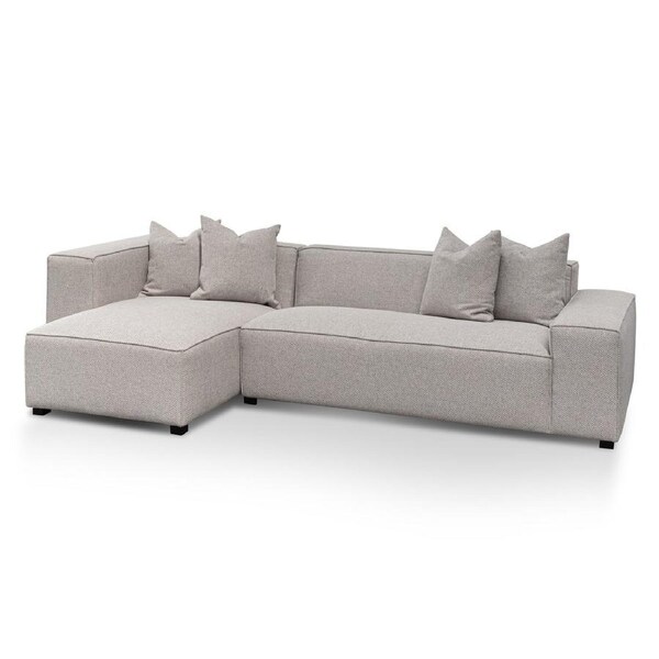 Casey 3 Seater Left Chaise Sofa - Sterling Sand