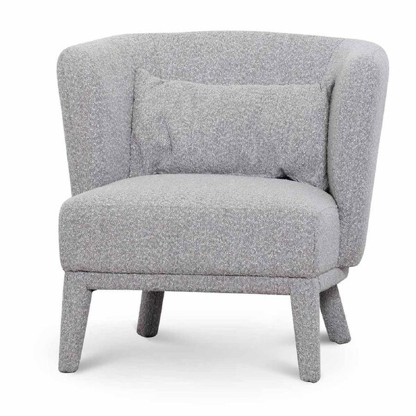 Daley Armchair - Ash Grey Boucle
