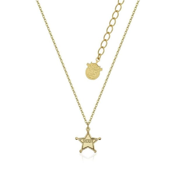 Couture Kingdom - Disney - Toy Story Sheriff Woody Necklace Yellow Gold