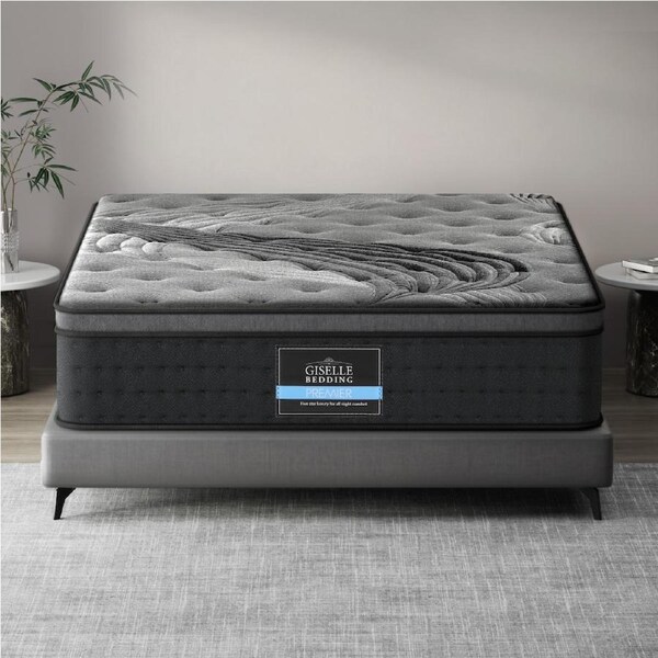 1x 34CM Mattress Giselle Bedding Euro Top Double