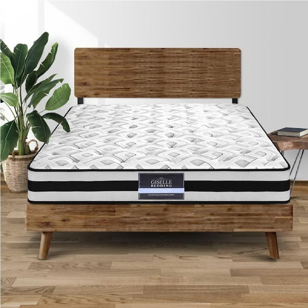 Giselle Bedding 24CM Mattress Pocket Spring Foam Bed Double