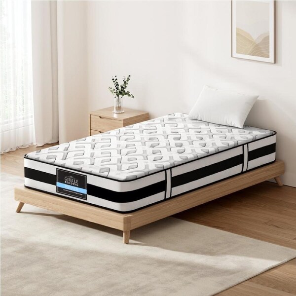Giselle Bedding 24CM Mattress Pocket Spring Foam Bed Single