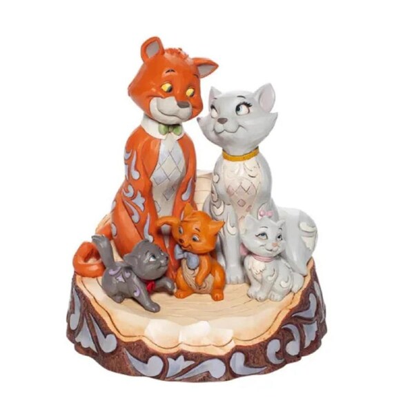 Jim Shore Disney Traditions - Aristocats - Pride And Joy Carved By Heart