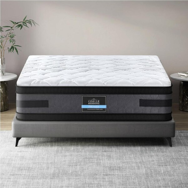 1 Giselle Mattress 36cm Cool Gel Spring Mattresses 7 Zone Euro Top Double