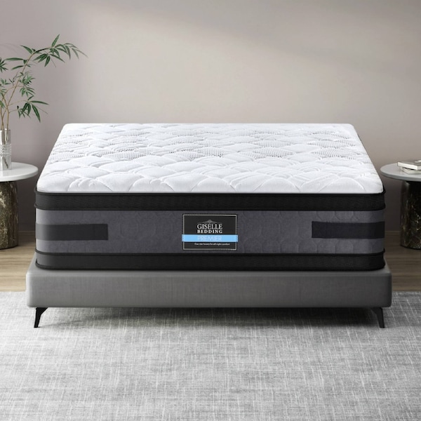 Giselle Mattress 36cm Cool Gel Foam 7 Zone Pocket Spring Euro Top Mattresses King