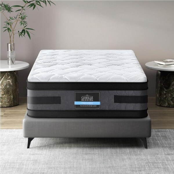 Giselle Mattress 36cm Cool Gel Spring Mattresses 7 Zone Euro Top Single
