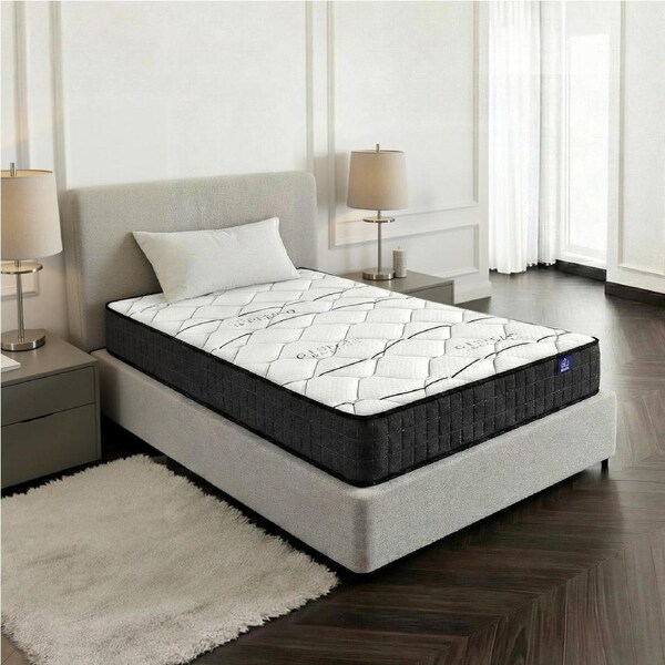 Giselle Bedding 16CM Mattress Bonnell Spring Foam Bed King Single