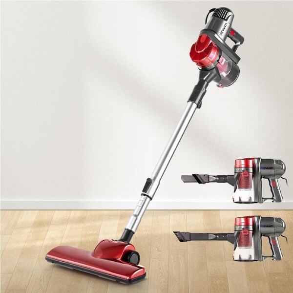 Devanti Stick Vacuum Cleaner Handheld Red