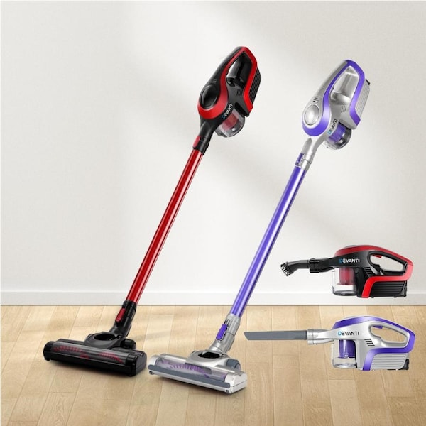 Devanti Handheld Stick Vacuum Cleaner Cordless Purple