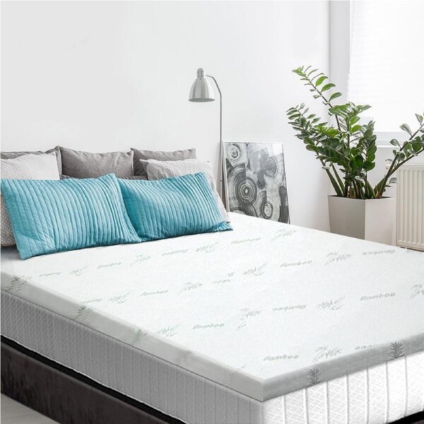 8cm Giselle Memory Foam Mattress Topper Double