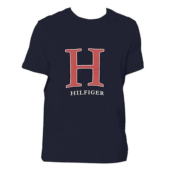 Tommy Hilfiger Men's Size S Sleepwear Graphic Tee Dark Navy