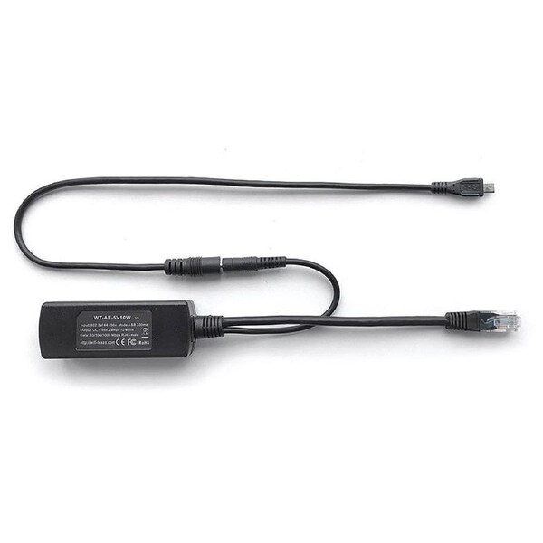 Smart Things S15M sCharge PoE 4856 Micro USB Splitter w/ Adapter/Ethernet Cable