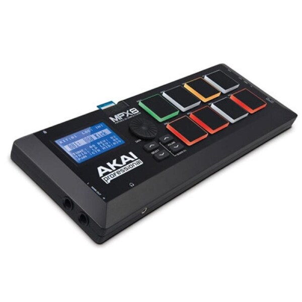 Akai Professional MPX8 8-Pad SD Drum MIDI Sampler Pad Controller w/ USB Black