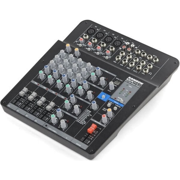 Samson Audio MXP124FX Compact 12-Channel USB DJ Mixer w/ FX Mixing Console Black