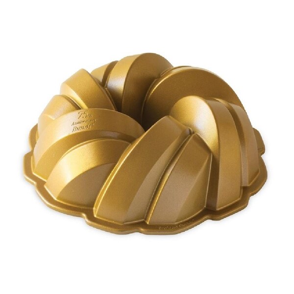 Nordic Ware Cast Aluminium Gold Braided Bundt Pan 23cm