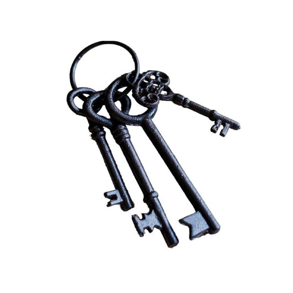 Vintage Cast Iron Wind Chime Keys