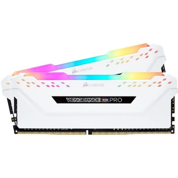 Corsair 32GB(2x16GB) Vengeance RGB Pro DDR4 3200MHz C16 Desktop Gaming Memory [CMW32GX4M2E3200C16W]
