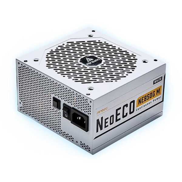 Antec 850W NE850G M White Fully-Modular Power Supply, 80+ Gold Certified PSU [NE850G M White AU]