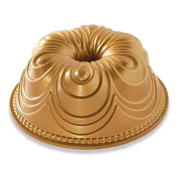 Nordic Ware Cast Aluminium Gold Chiffon Bundt Pan 22cm