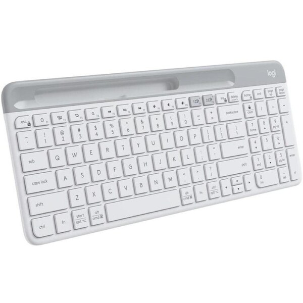 Logitech K580 Slim Multi-Device Wireless Keyboard - Off-White