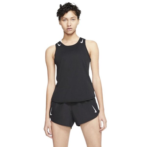 Nike AeroSwift Womens Running Singlet - Black XS