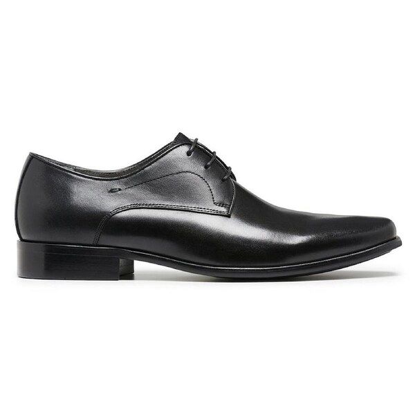Julius Marlow Mens Keen Derby Work Leather Boots Shoes - Black UK 6.5