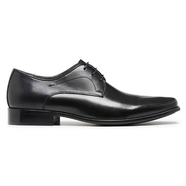 Julius Marlow Mens Keen Derby Work Leather Boots Shoes - Black UK 7.5