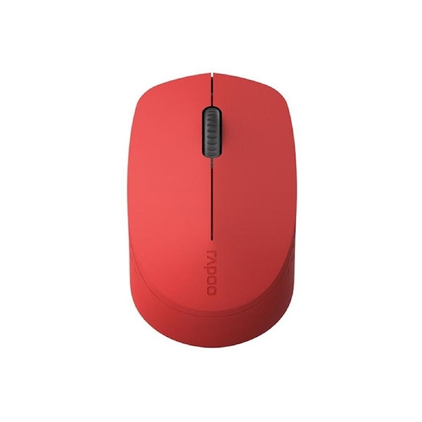 Rapoo M100 Wireless 2.4GHz/Bluetooth Optical Mouse For PC/Laptop Computer Red