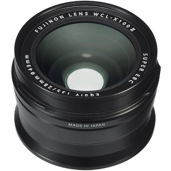 FUJIFILM WCL-X100 II Wide Converter Lens for X100 Series (Black)