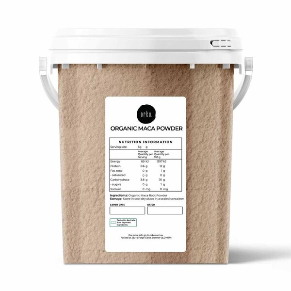 700g Organic Maca Powder Tub Plant Root Super Food Peru Nutritional Supplement