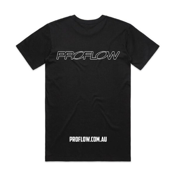 Proflow T-Shirt Black Cotton Men's PFE-TSHIRT PFE-TSHIRT